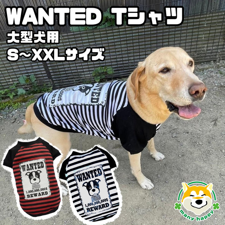 大型犬用 犬 服 春夏 半袖 可愛い タンク Tシャツ 赤と黒 白と黒